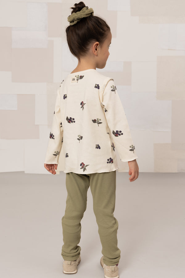 T-shirt Lala Ecru Mûres
