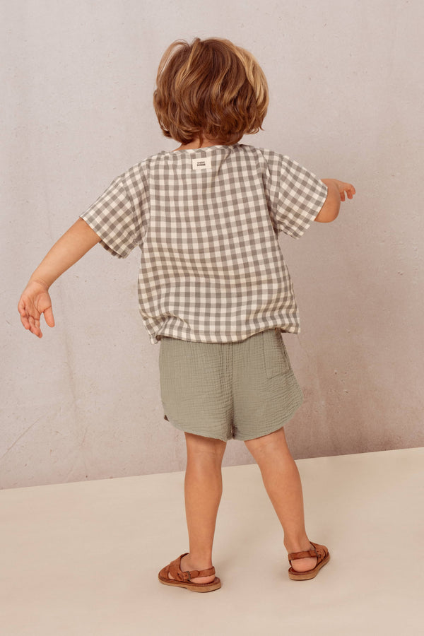 Short Georgette Vert de gris
