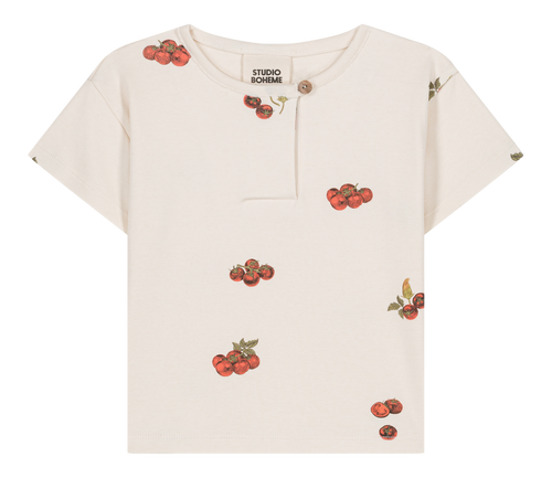 T-shirt Orso Jersey Off white Tomatoes 