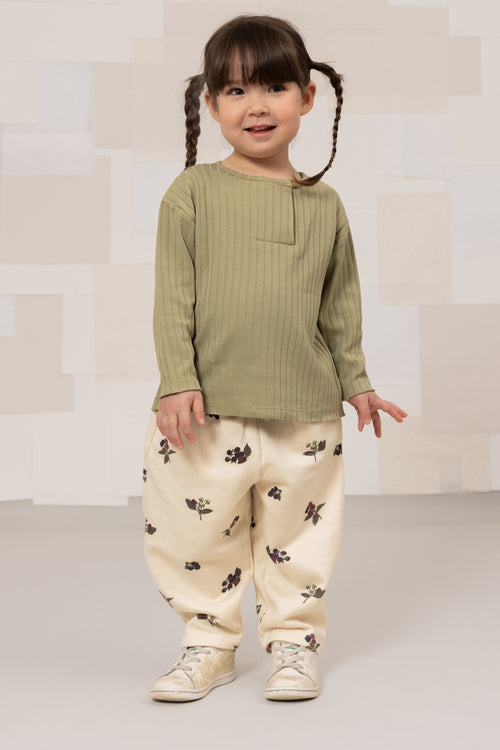 Tshirt Orso Rib green aloe