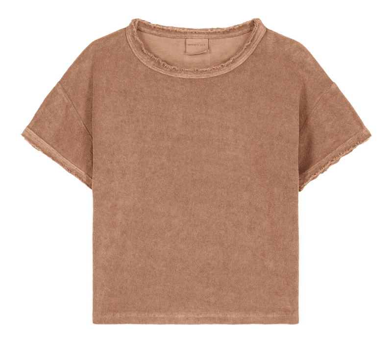 T-shirt Essential Terry Praline