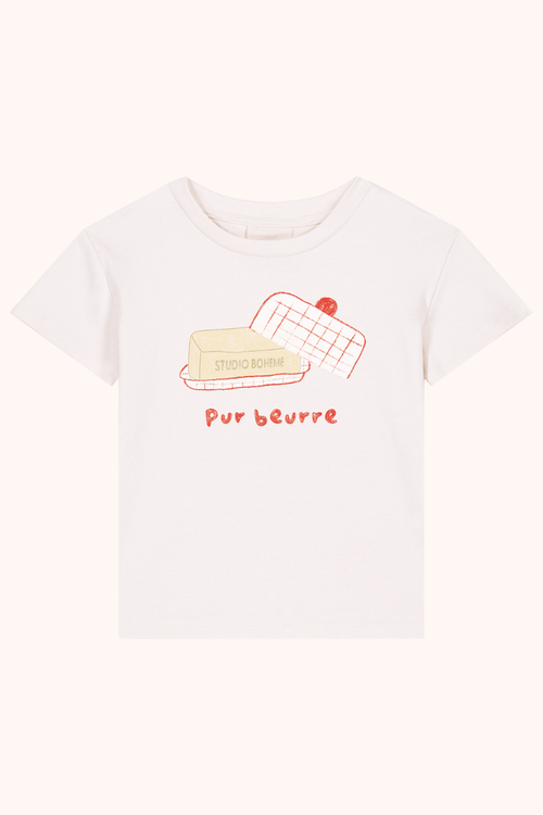 T-shirt Essential Jersey Ecru Beurre