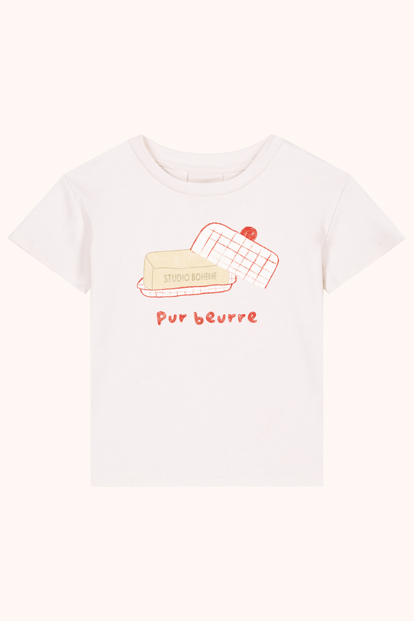 T-shirt Essential Jersey Ecru Beurre