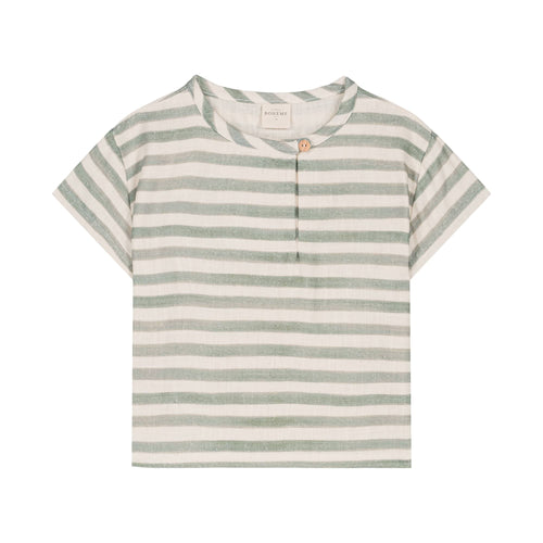 T-shirt Orso Green stripes