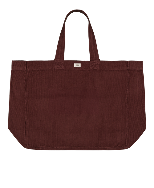 Patrick tote bag corduroy plum